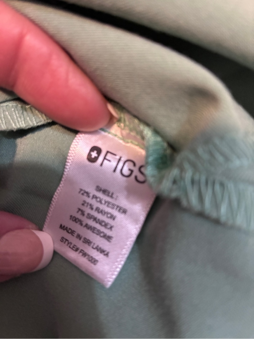 Figs Jade Catarina Scrub Top XS - Picture 4 of 6
